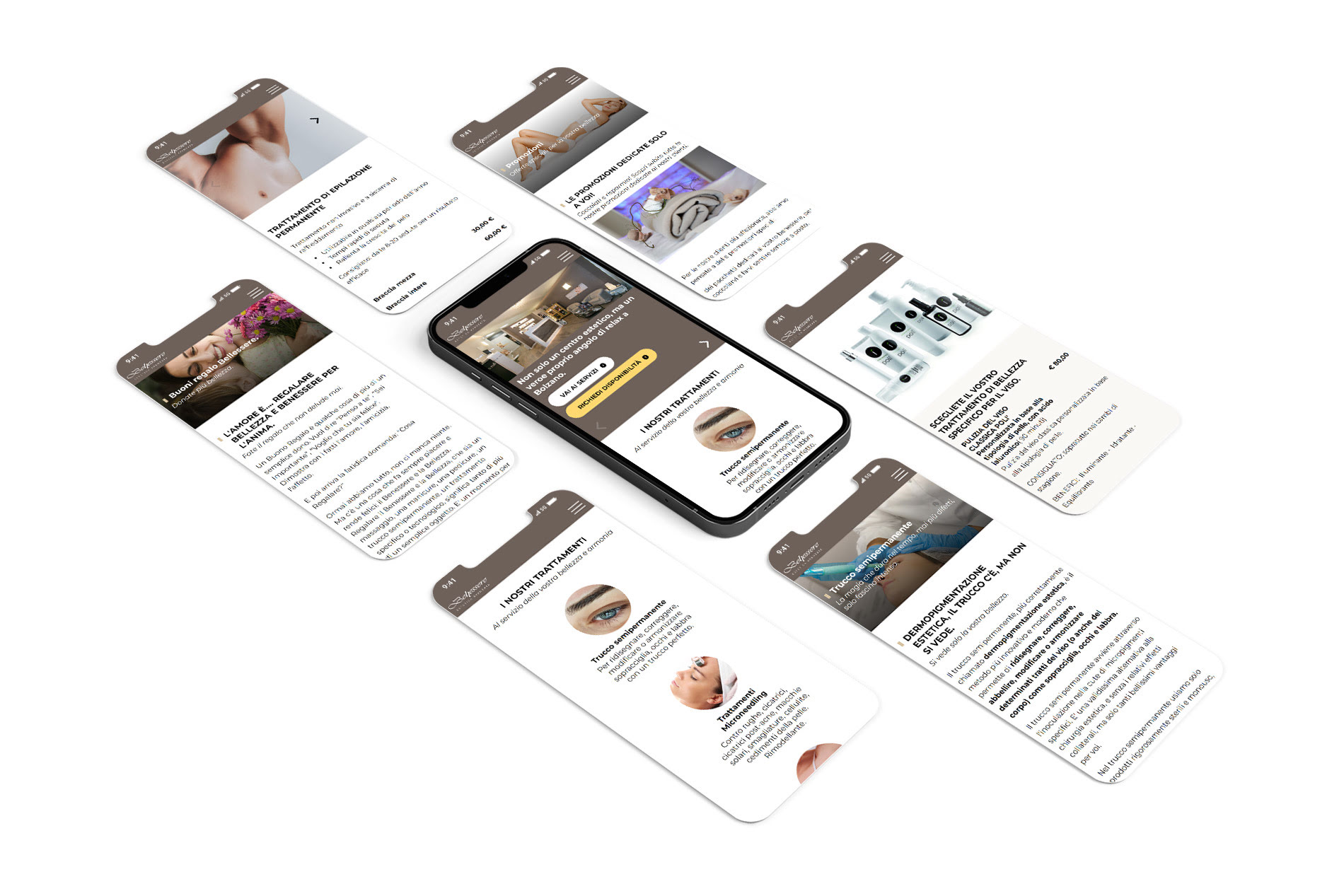 bellessere bolzano sito web responsive