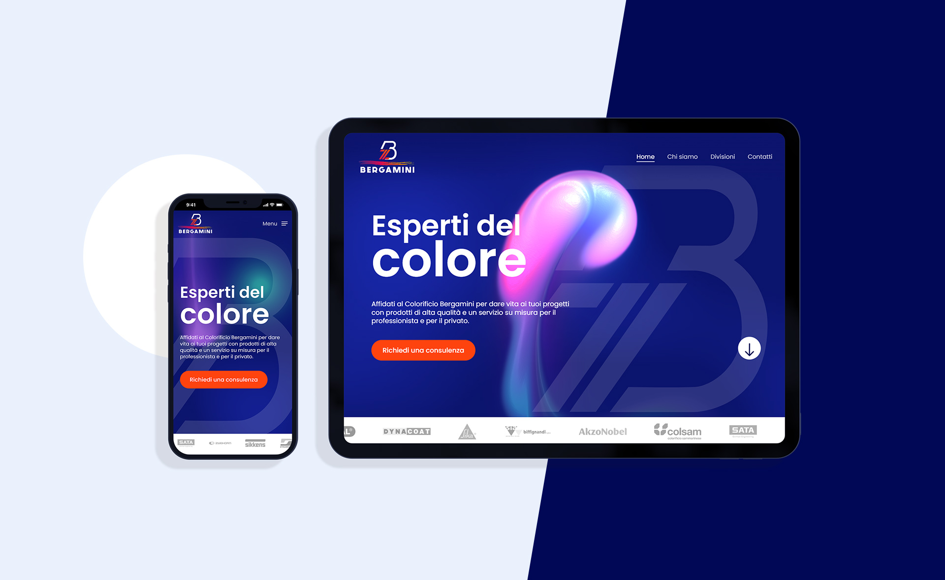 colorificio bergamini sito web